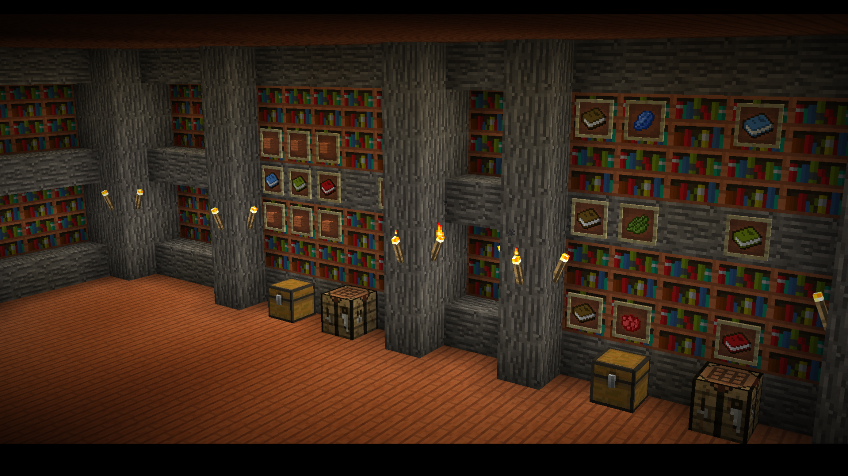 Bookshelf Mod 36 Bookshelves, Dungeons & more! MCreator